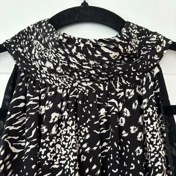 Joie | Erola Mock Neck Animal Print Halter - Size L - Picture 6 of 7